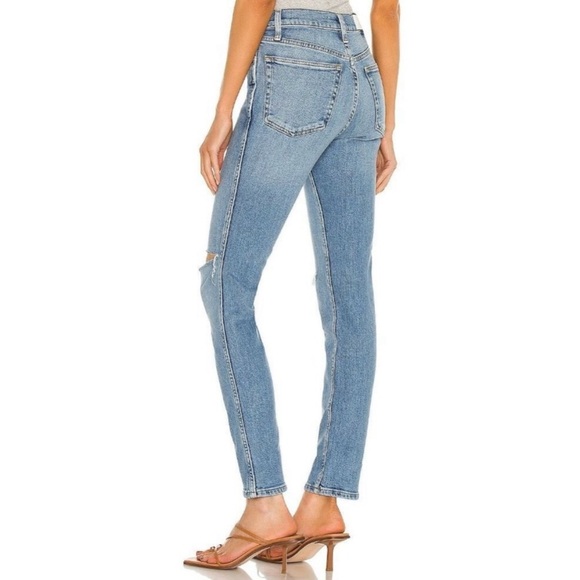 RE/DONE Jeans Women’s Size 24 Originals 80s Slim Straight in Brisk Blue - Picture 4 of 15